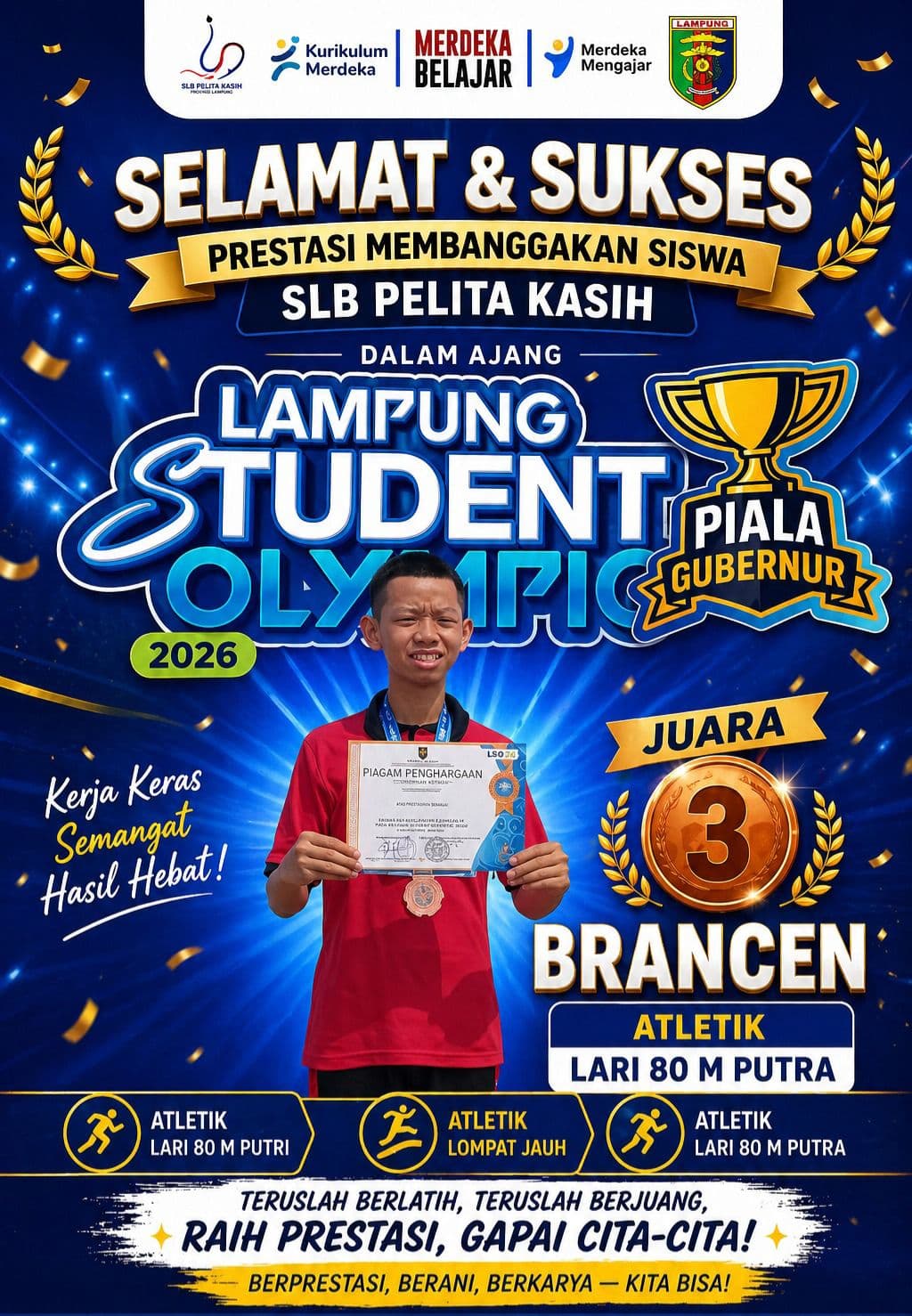 Juara 3 Lomba Lari